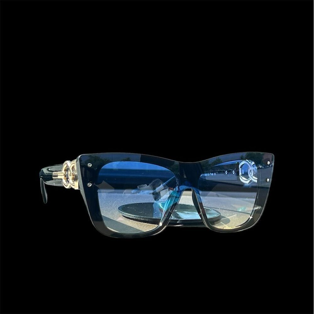 Stylish Oversized Cat Eye Sunglasses for Women - Gradient Lenses Multico… - Picture 4 of 16